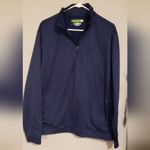 Men's Navy Quarter-Zip Pullover